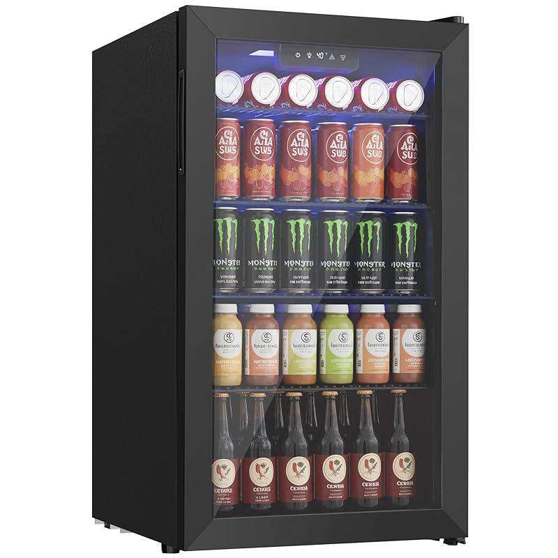 Impressive Beverage Cooler: Perfect for Home and Office Storage!