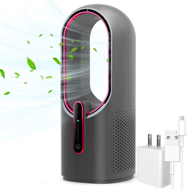 Sleek and Silent: The Unique Bladeless Desk Fan That Delivers