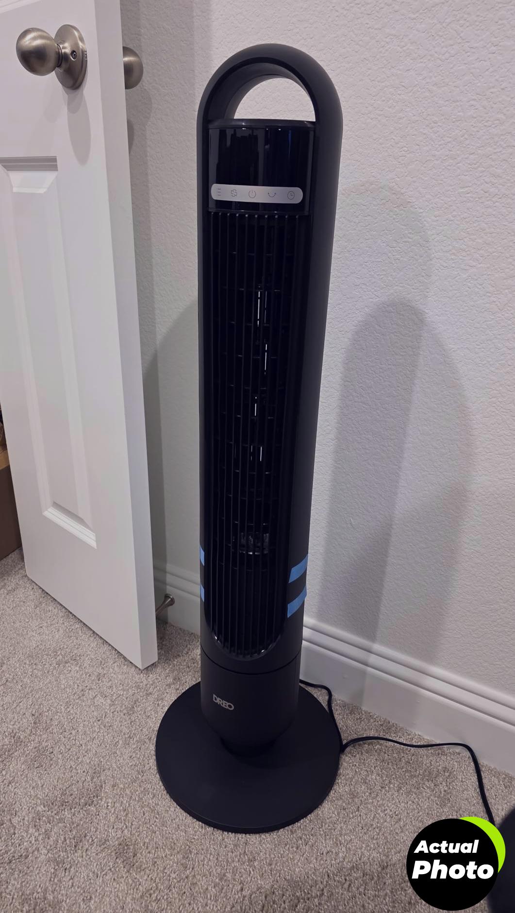 dreo-tower-fan-quiet-90degree-black-foto-1