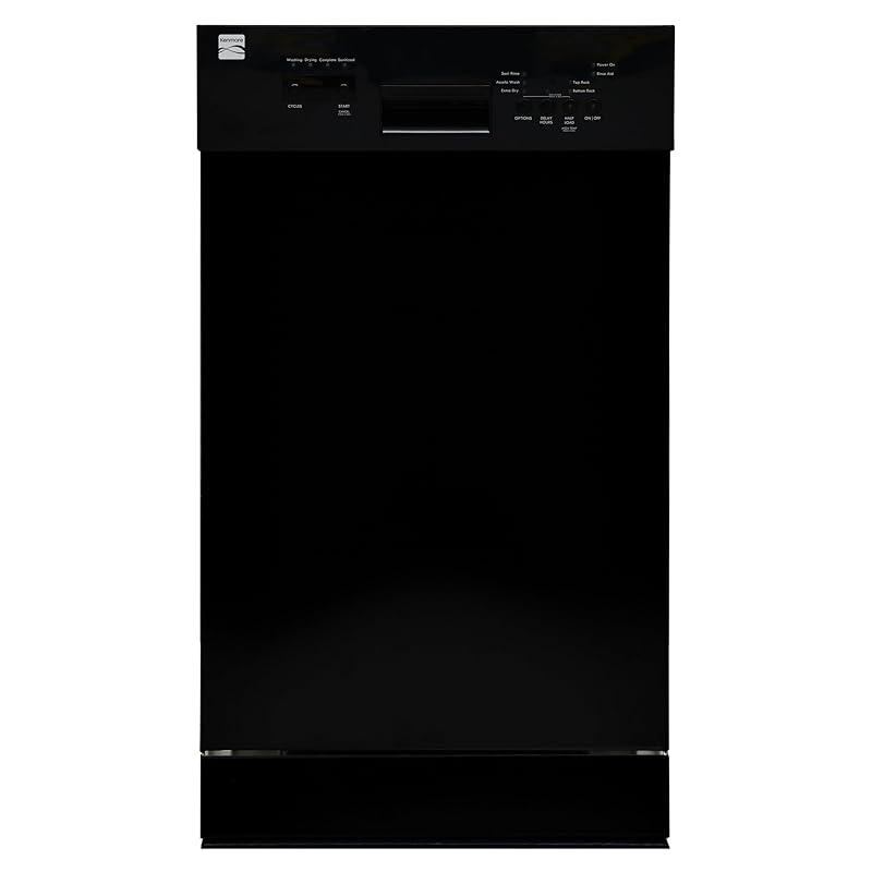 Compact Powerhouse: Kenmore 18″ Dishwasher Delivers Impressive Cleanliness