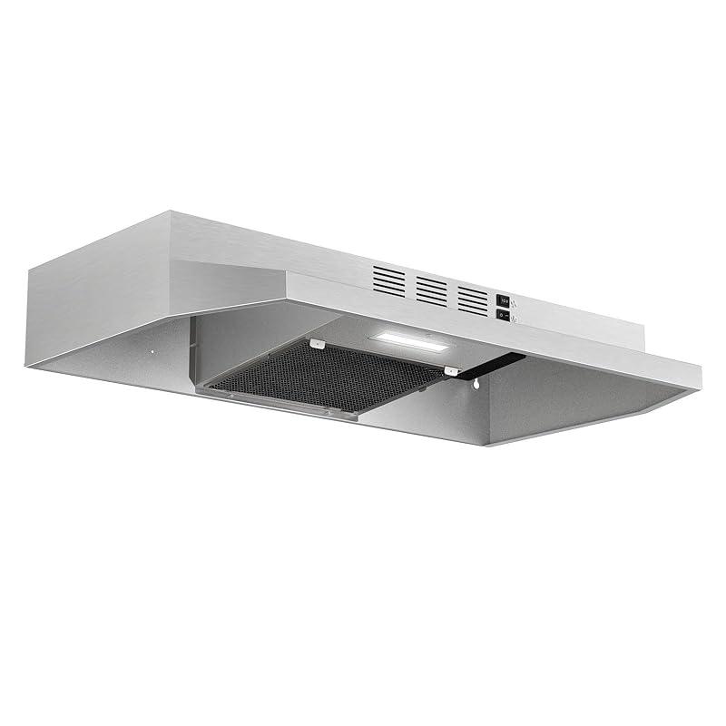 Sleek and Functional: Stainless Steel 30-Inch Range Hood Review