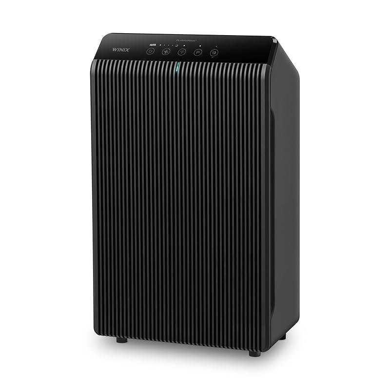 Effective air purification for large rooms, but check features first.